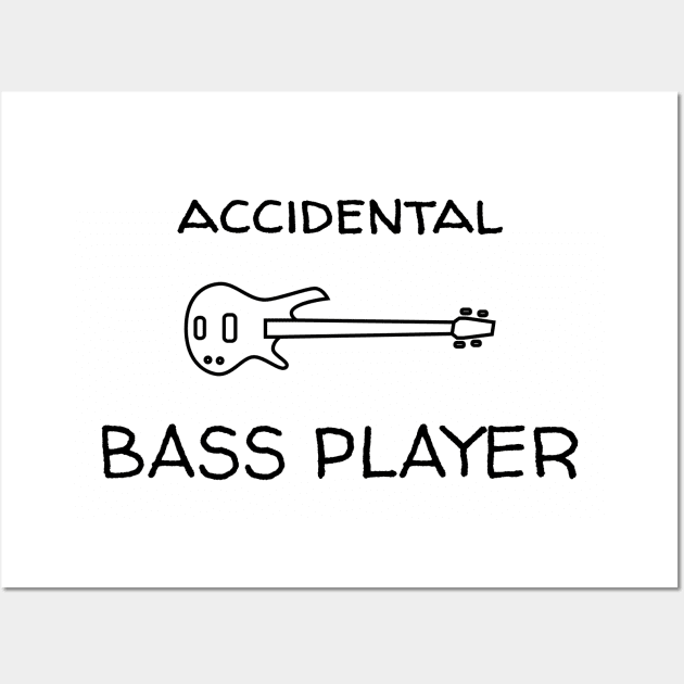 Accidental Bass Player Wall Art by CHADDINGTONS